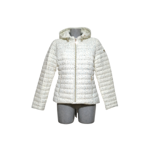 GIUBBINO DONNA FANTASIA CON CAPPUCCIO STACCABILE
