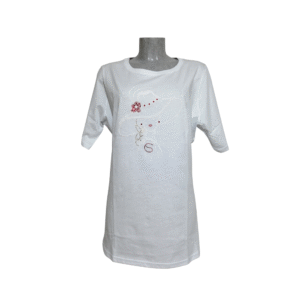 MAGLIA DONNA CON STAMPA CAPPELLO - immagine 2